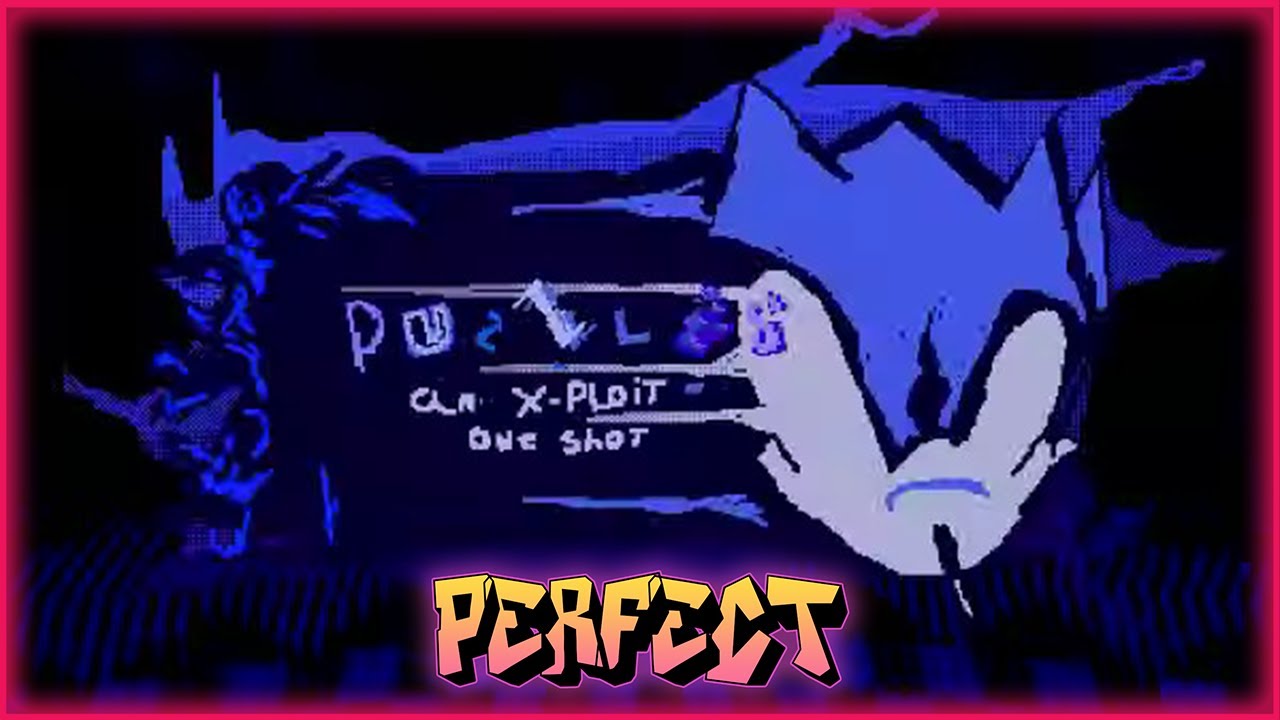 Puzzles An X-ploit Oneshot (Mysterious and Cool Sonic Mod) - FNF Mod - Perfect Combo Showcase [HARD]