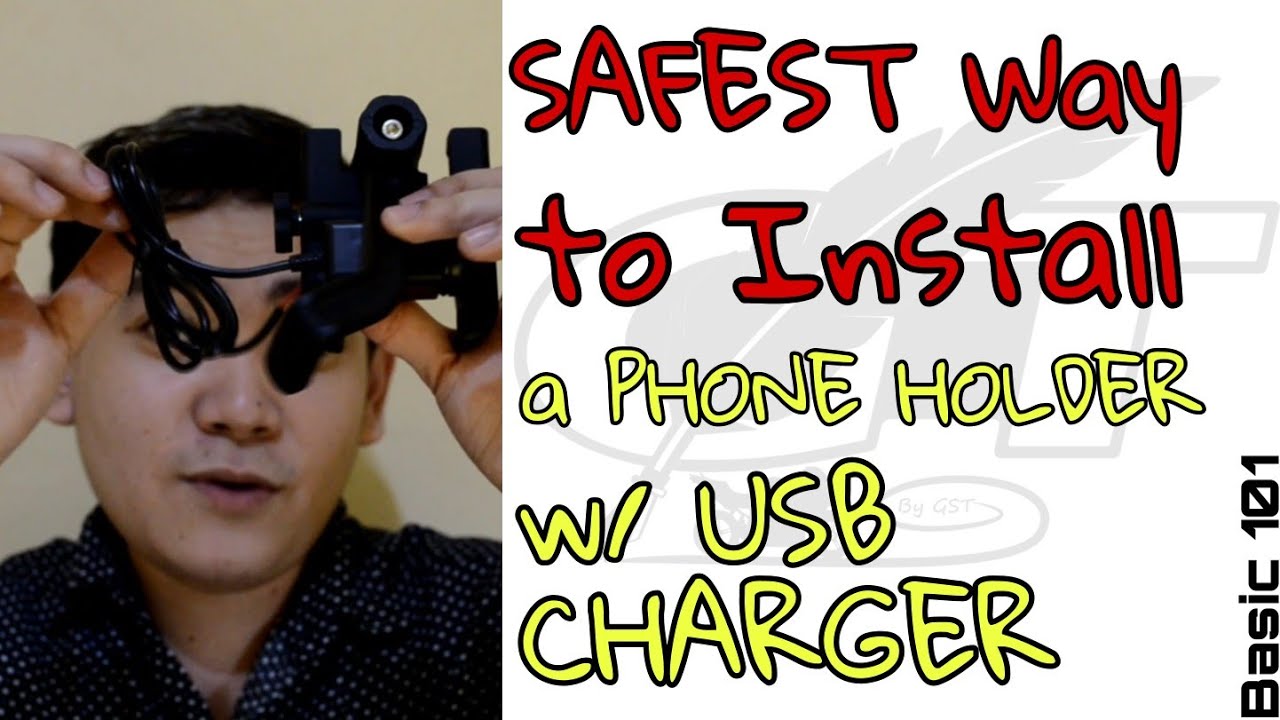 INSTALLING USB CHARGER with PHONE HOLDER