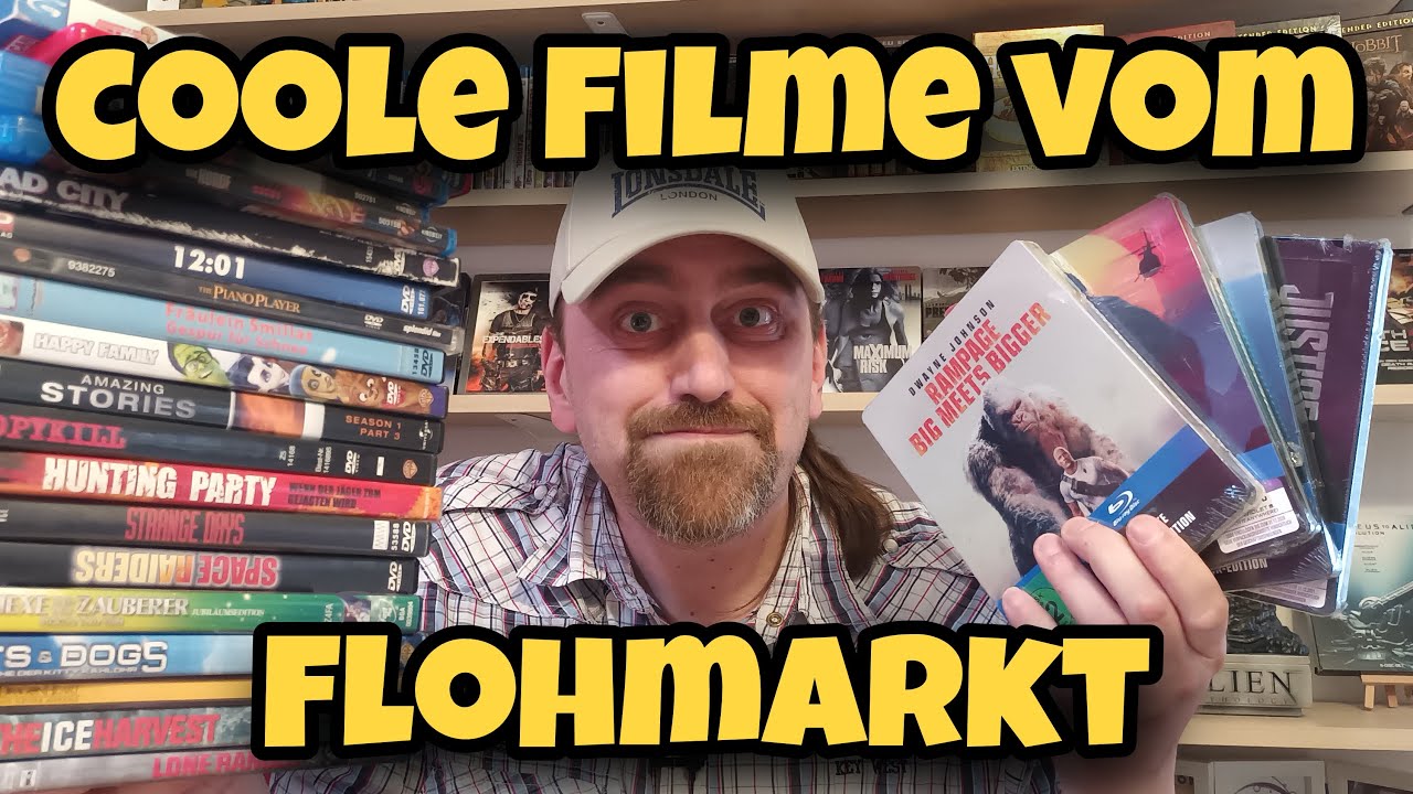 Update vom Flohmarkt mit BluRays, DVDs, Steelbooks, Snapper- und Juwelcase