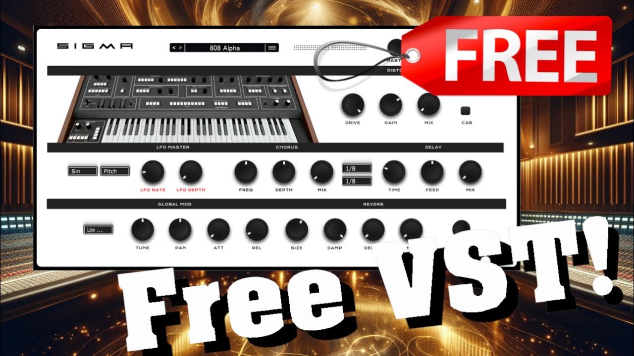 【New Free VST!】 New Billboard-Sound Synth & Legendary Synth VST! Free Sigma Engine by Vessel Audio