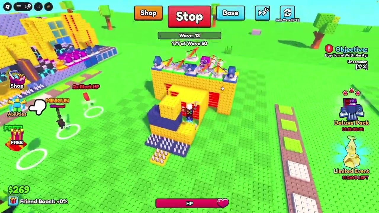 playing Roblox build ur base