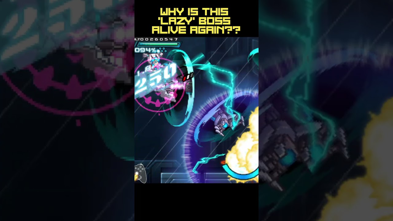 Why Is This Lazy Boss Still Alive!?? | Azure Striker Gunvolt 1 Part 18