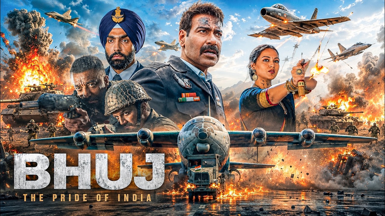 Bhuj Hindi Full Movie | Ajay Devgn, Sanjay Dutt, Nora Fatehi | Patriotic Action Movie | Full HD |