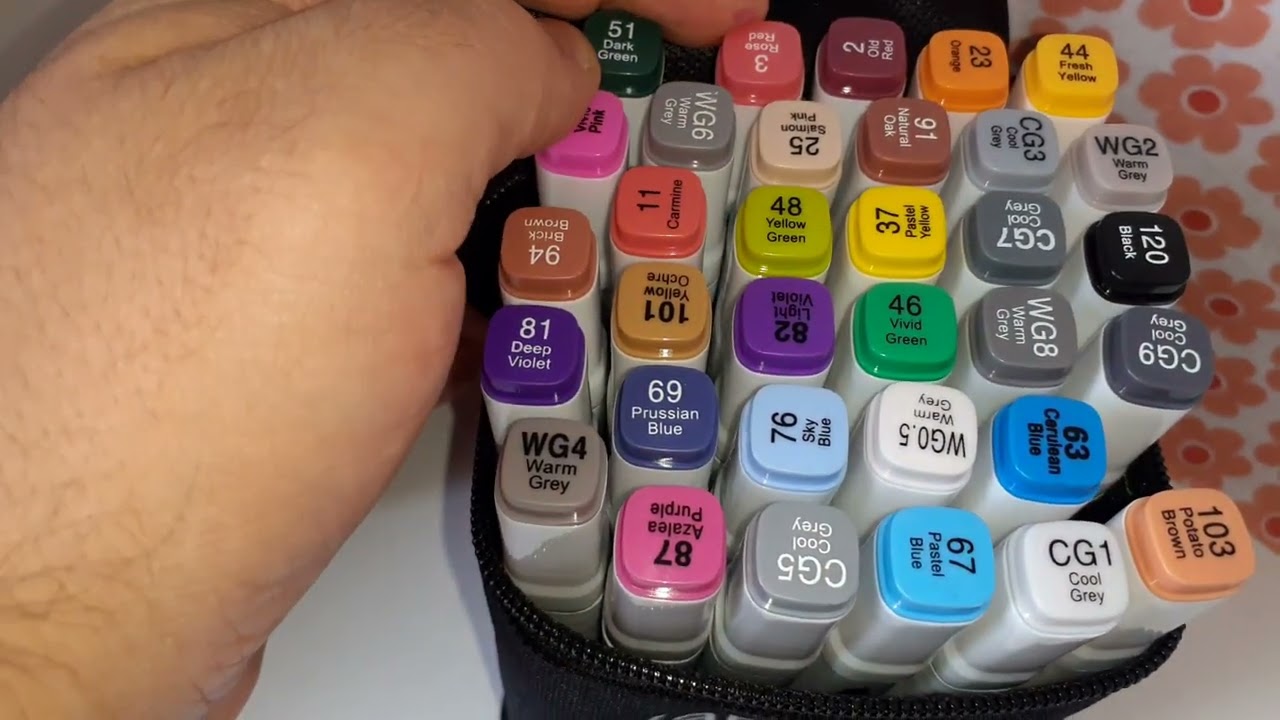 KAPVOE 36 LI ÇİFT UÇLU TOUCH MARKER KALEM SETİ Tanıtımı