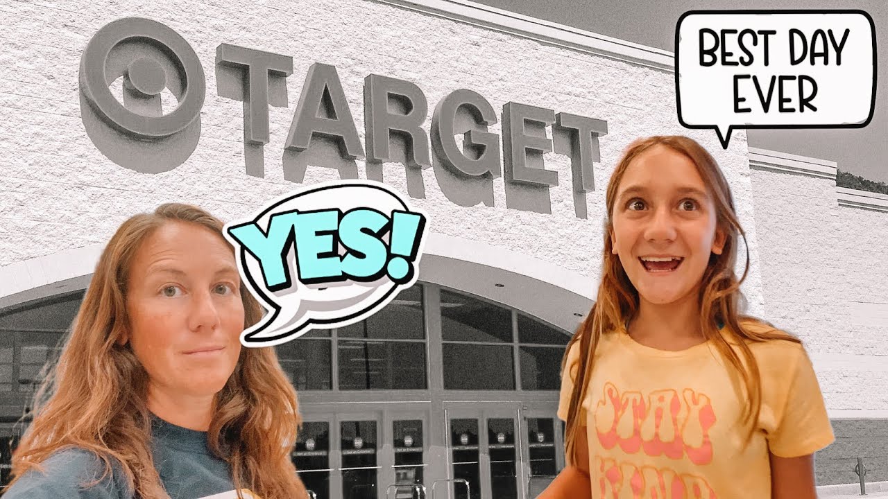 Mom CAN'T SAY NO in Target CHALLENGE!! 😁😳