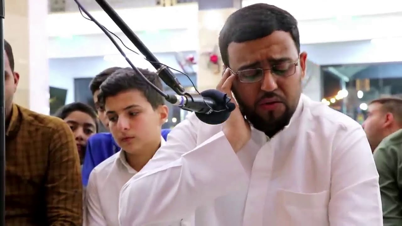 الترحيب بشهر رمضان في جامع المدلل للقارئ المبدع محمد رياض الجبوري