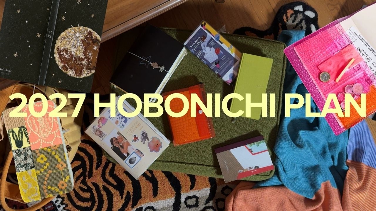мои планы на Hobonichi и ежедневники в 2027 году, лол