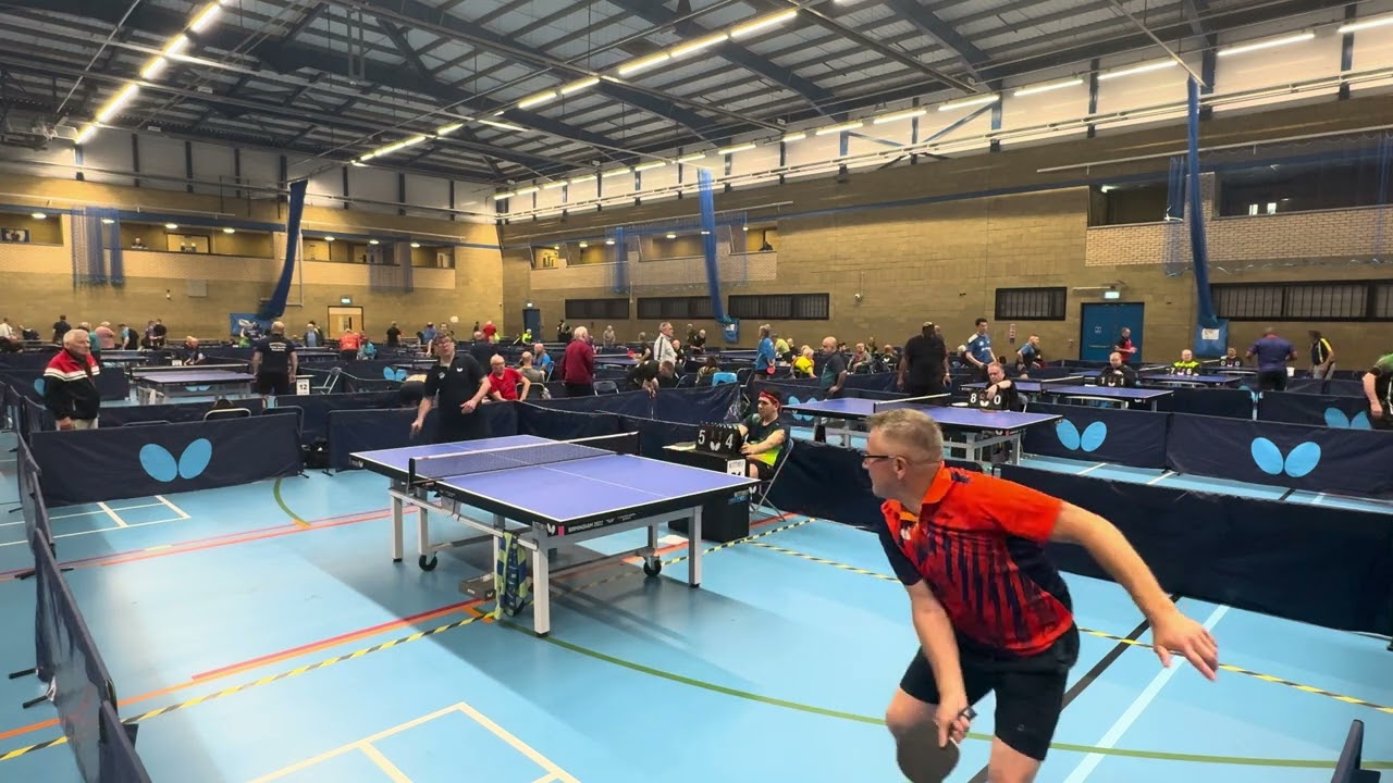 Veterans Nationals O40 single -  11/12.05.2024 - Wolverhampton - Martin Adams - Jarek Chrzanowski.