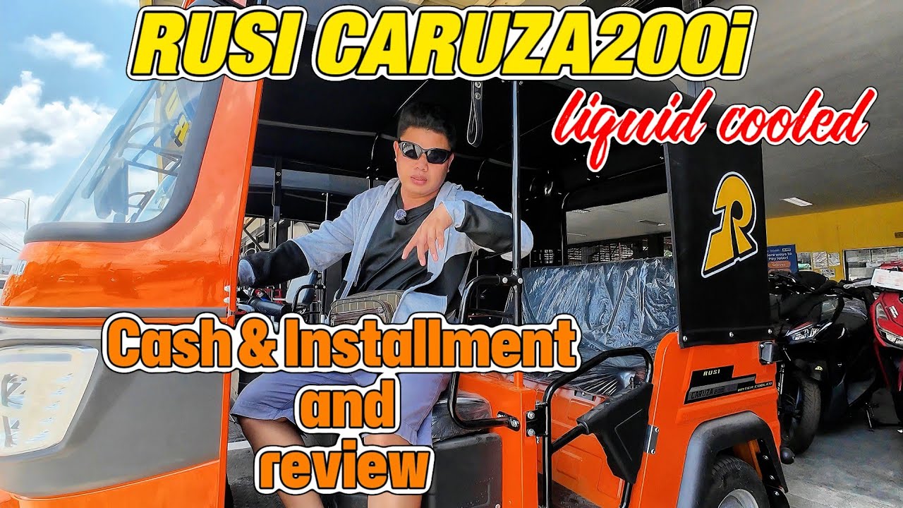 RUSI CARUZA200i LIQUID COOLED PRICE UPDATE AND REVIEW #tuktuk #viralvideo #trendingvideo