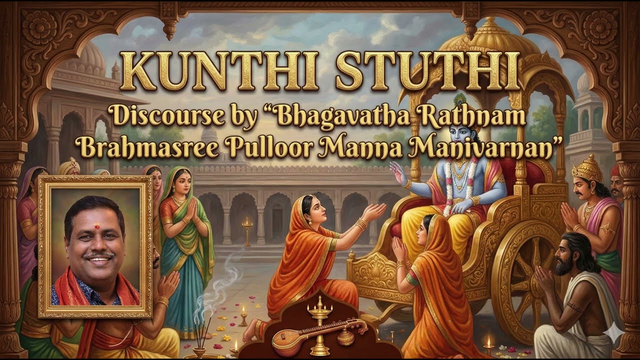 OVERVIEW ON KUNTHI STUTHI -  Bhagavatha Rathnam Brahmasree Pulloor Manna Manivarnan Namboothiri