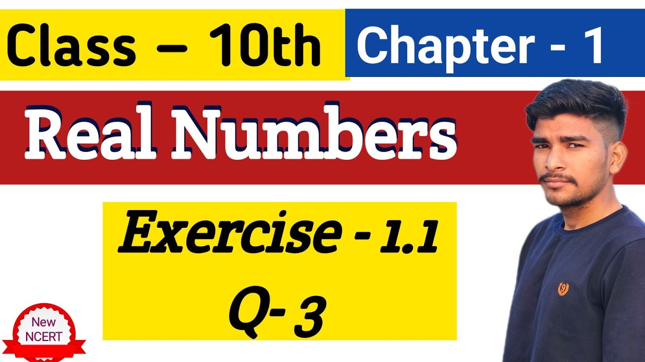 Lcm & HCF of numbers | Exercise 1.1 Question 3 solution in Hindi class 10 Ncert math| real number 