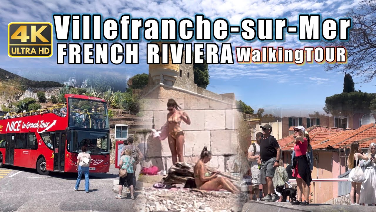 VILLEFRANCHE-SUR-MER French Riviera, Alpes-Maritimes Côte D’Azur France 🇫🇷 kuyáJÖcal Walking Tour