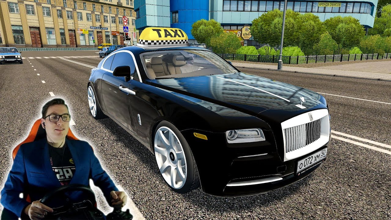 РАБОТАЮ В VIP ТАКСИ! ТАКСУЮ НА ROLLS ROYCE! -  City Car Driving