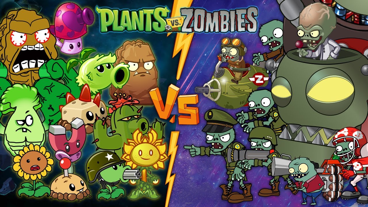 All Plants in Plants vs All Zombies 2 Power Up!