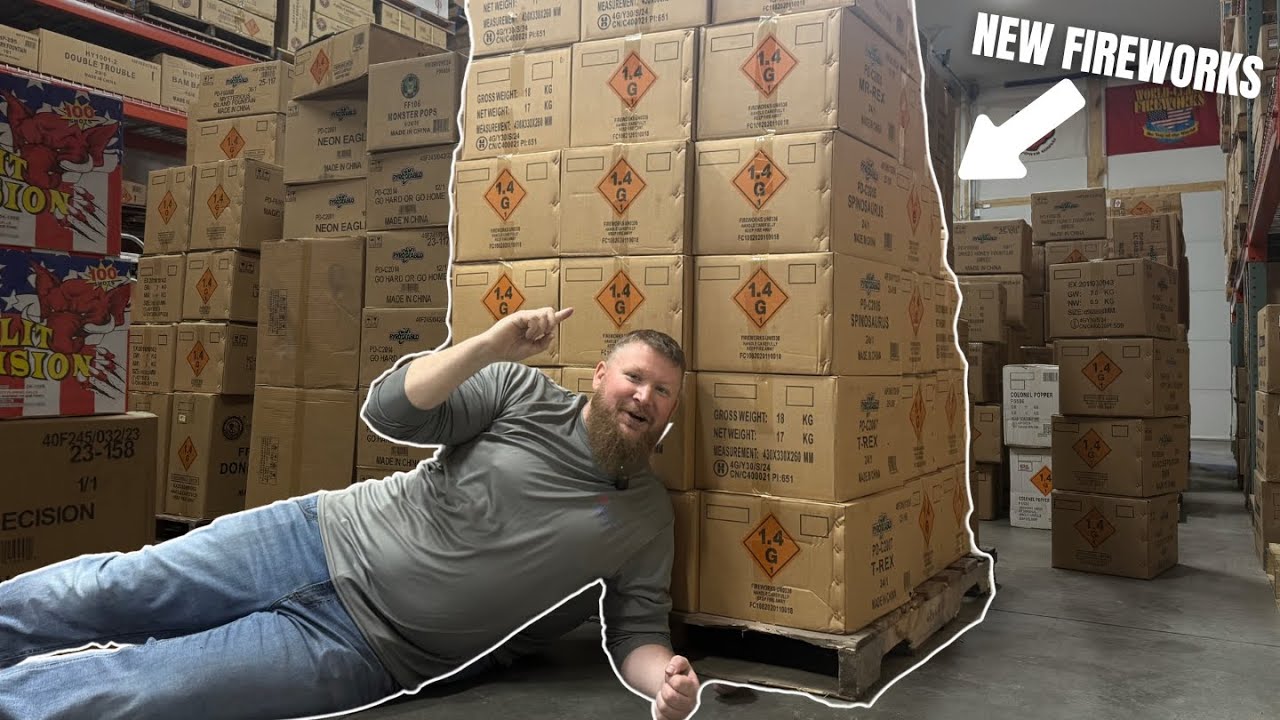Fireworks Shipment Day! Watch Us Unbox NEW Fireworks!