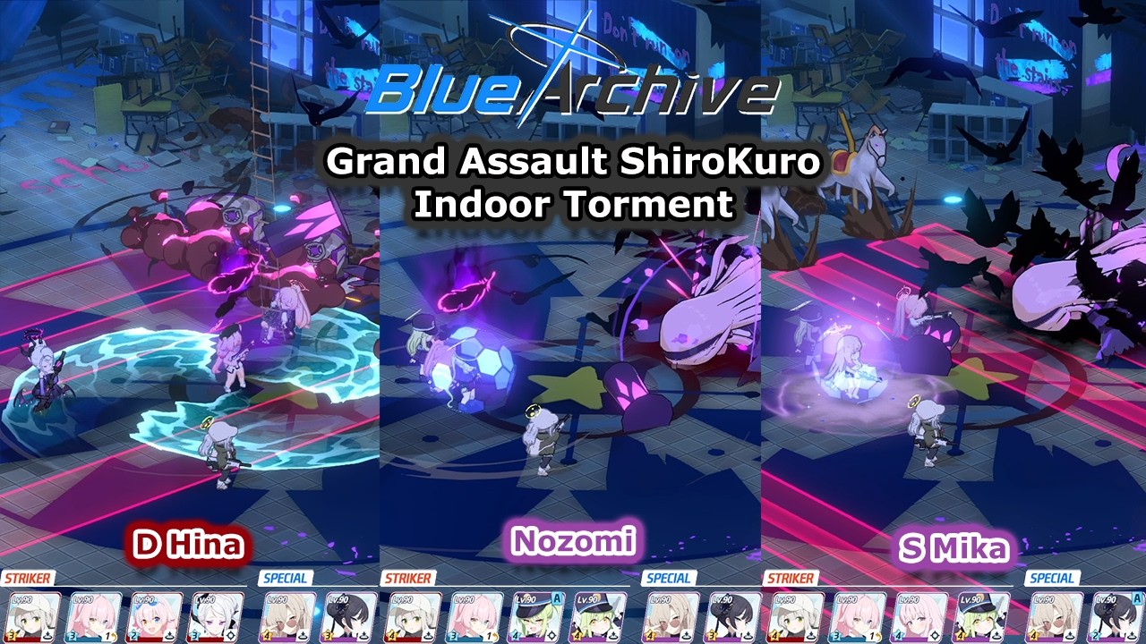 Blue Archive Global - Grand Assault ShiroKuro Indoor Torment (Mar'26)