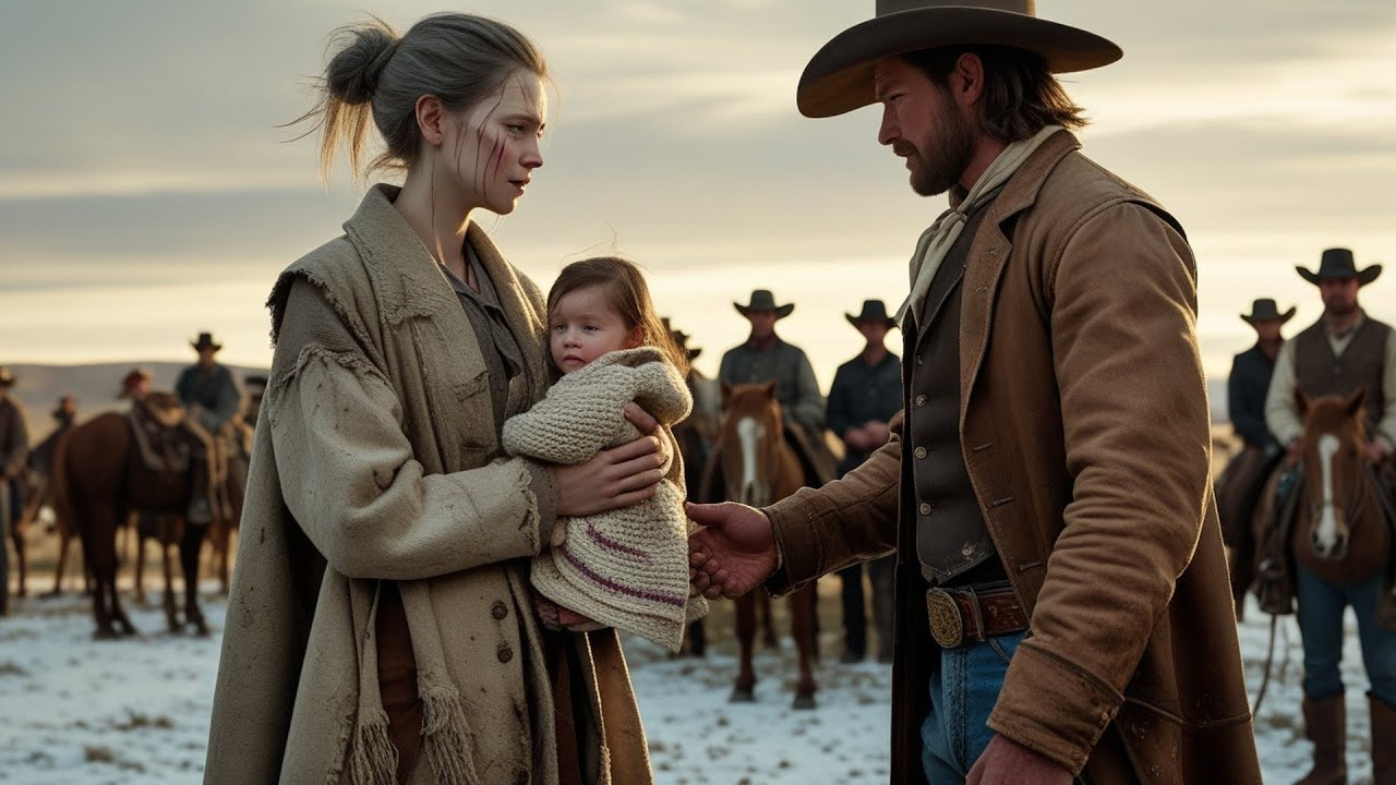 She Was Sold With a Baby in Her Arms, The Cowboy Said, “I’ll Raise You Both as Mine”