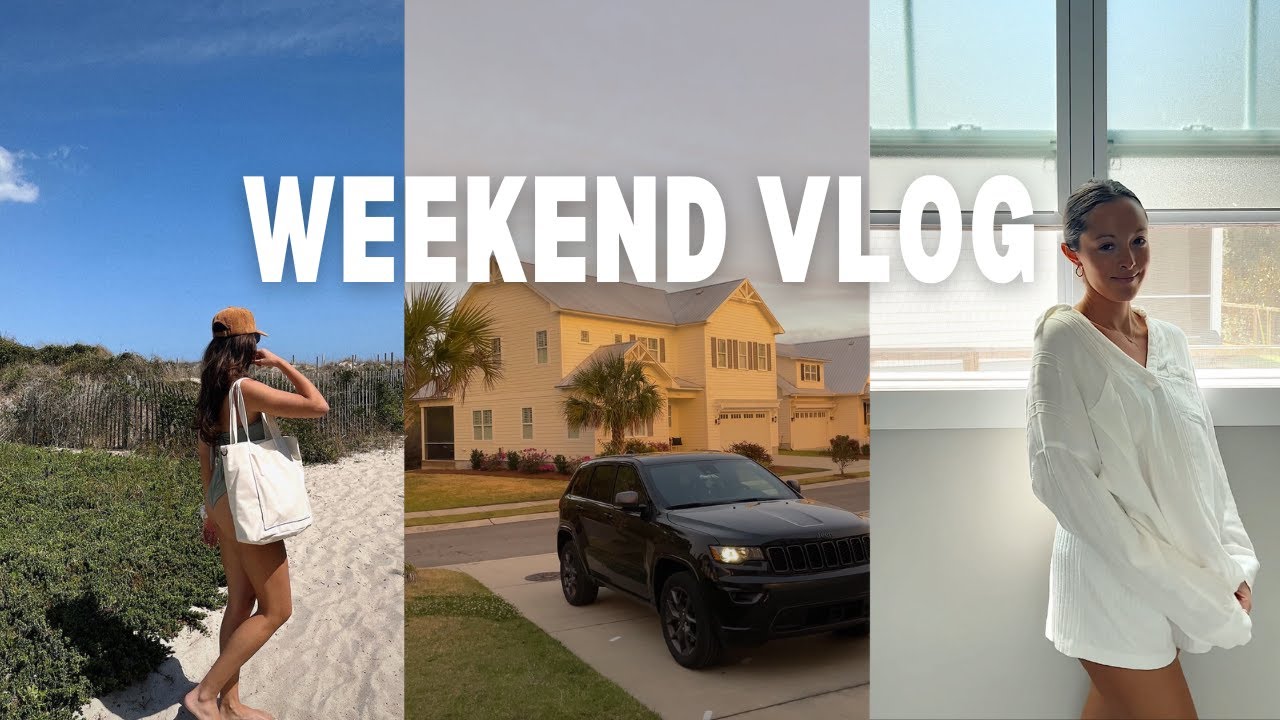 VLOG | house updates, beach day, making smoothie bowls, crazy storm, and more!
