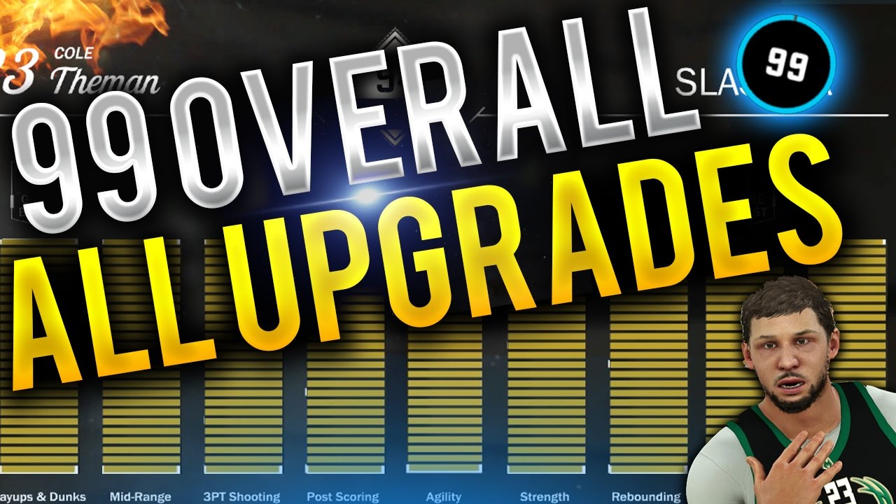 NBA 2K17 Tips: HOW TO GET 99 OVERALL FAST (TUTORIAL) - HOW TO GET ALL UPGRADES FAST AND EASY!