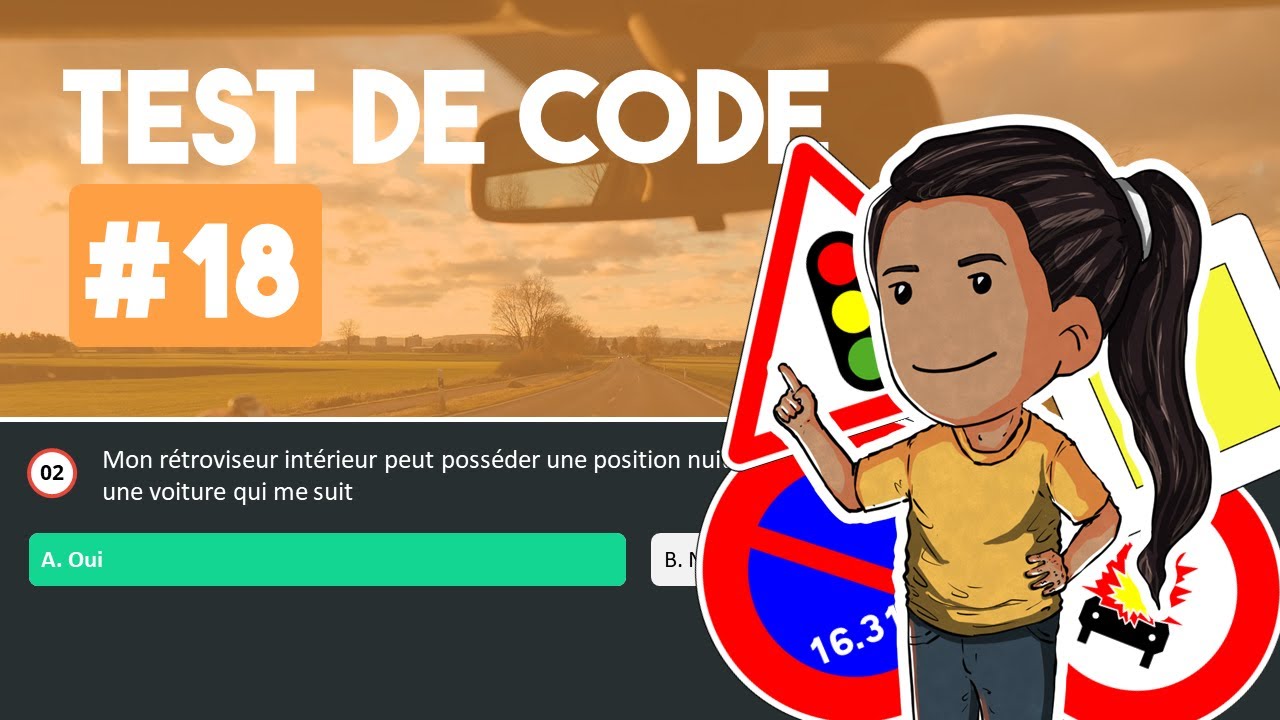 Test code de la route 2023 - Série #18 - 10 questions🚦