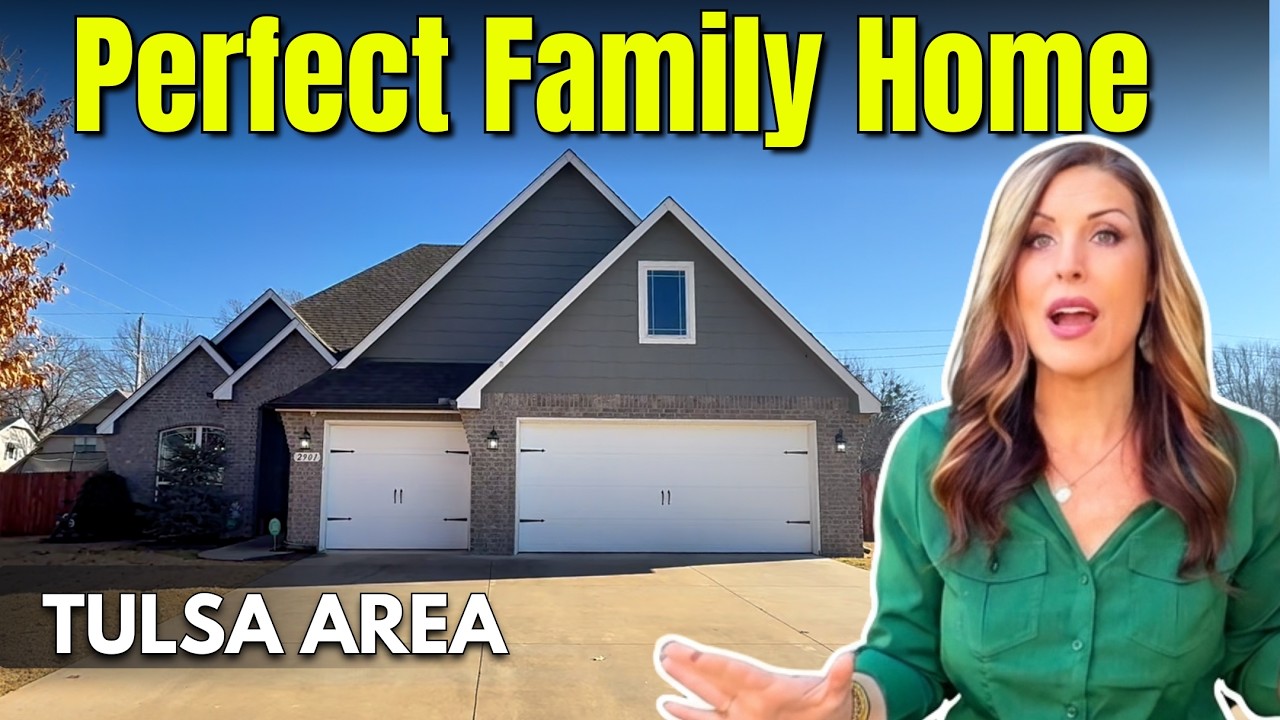 Stunning Luxury Home Tour in Broken Arrow | Rushbrook Subdivision | Tulsa Metro
