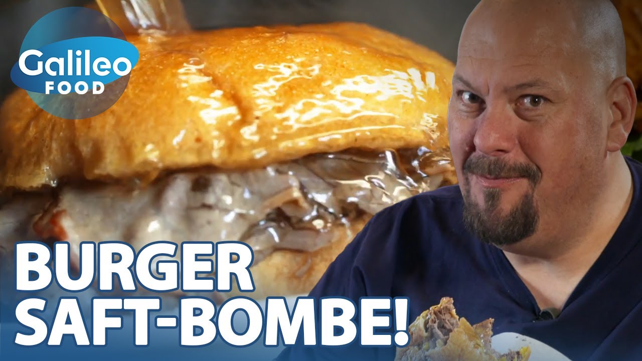 Jumbo Schreiner testet: Der SAFTIGSTE Burger! | Galileo Food