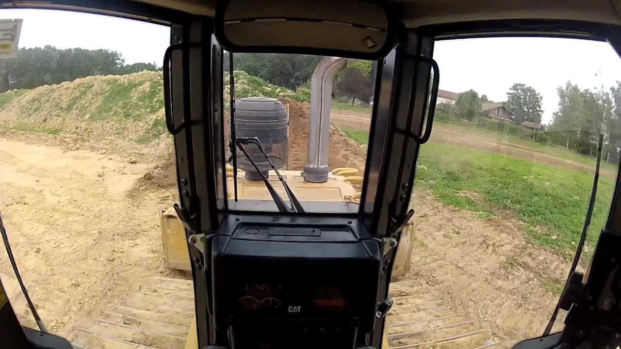 bulldozer cat D6n inside