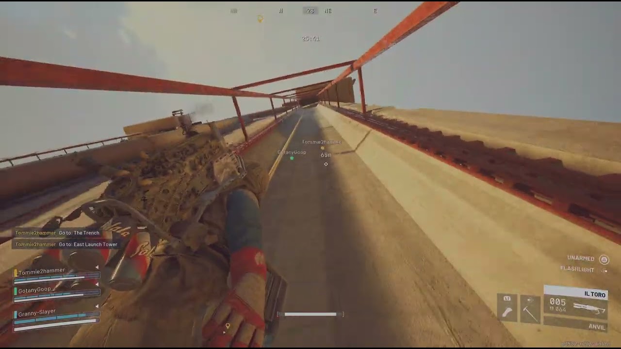 Arc raiders. Being a rat on spaceport tower.