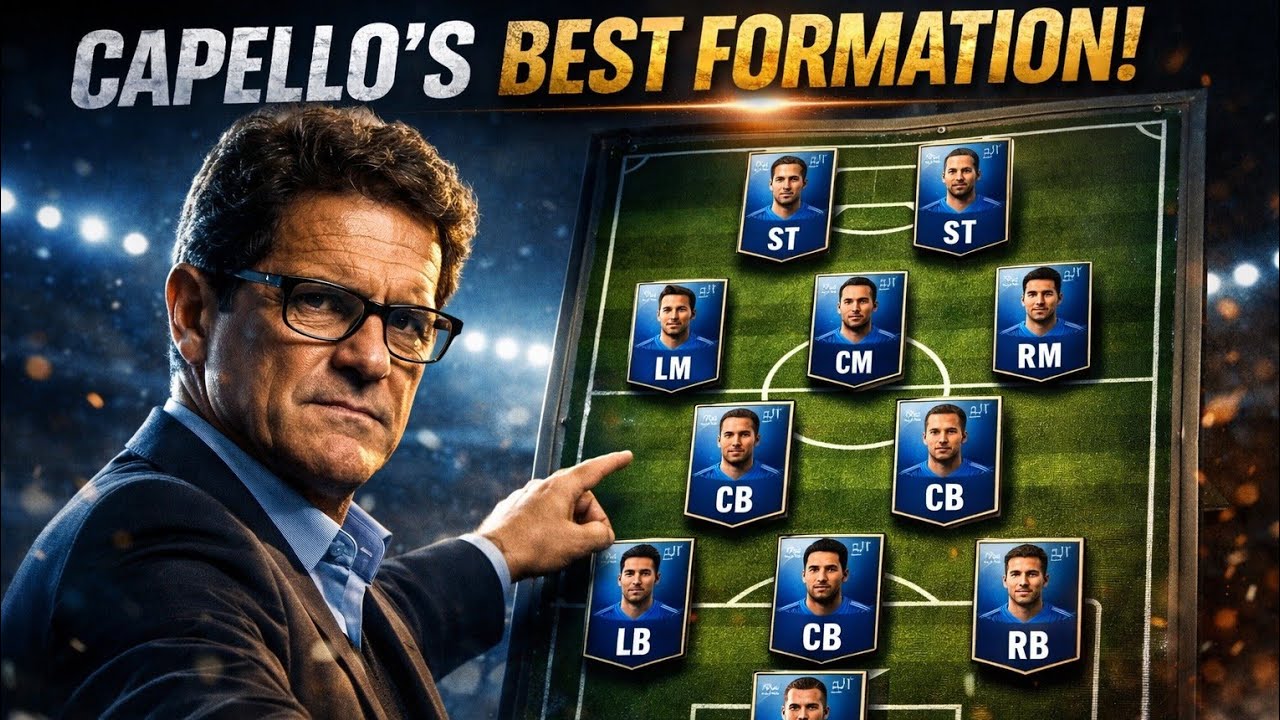 Fabio Capello’s BEST Formation | Defensive Beast in eFootball