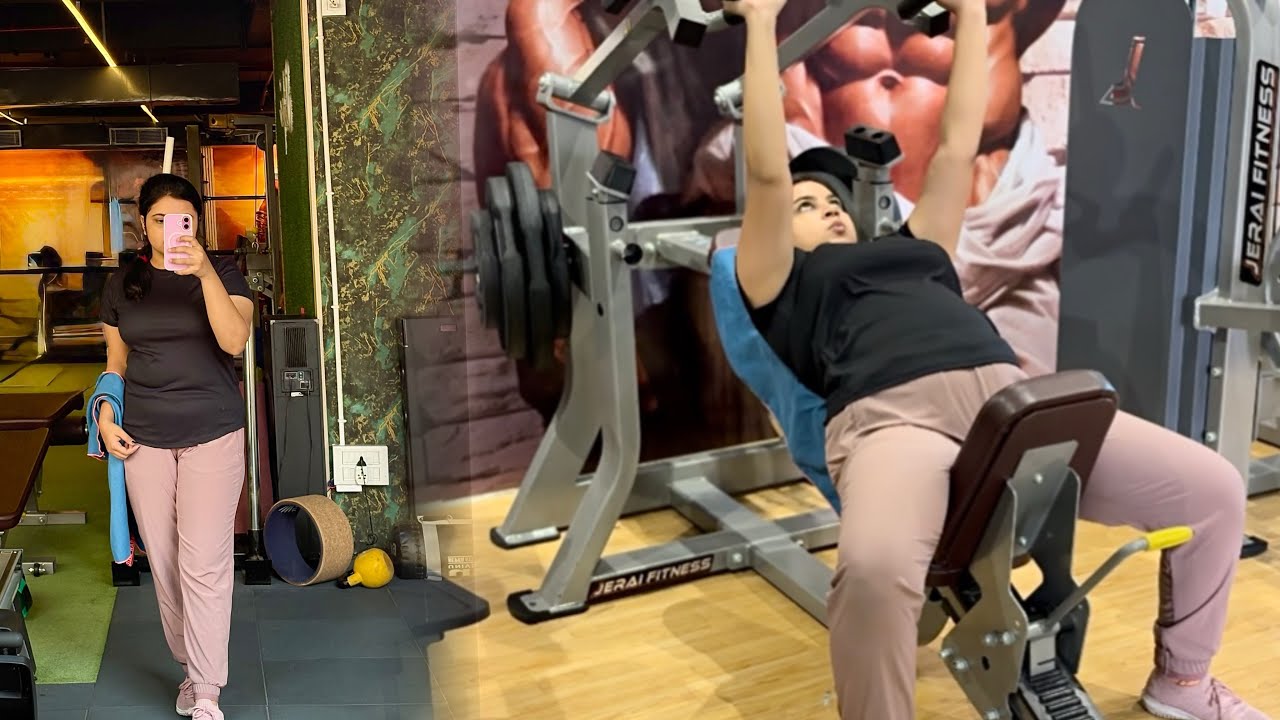 My daily morning routine 🏋🏻‍♀️ II Chest & shoulder day 💪🏼
