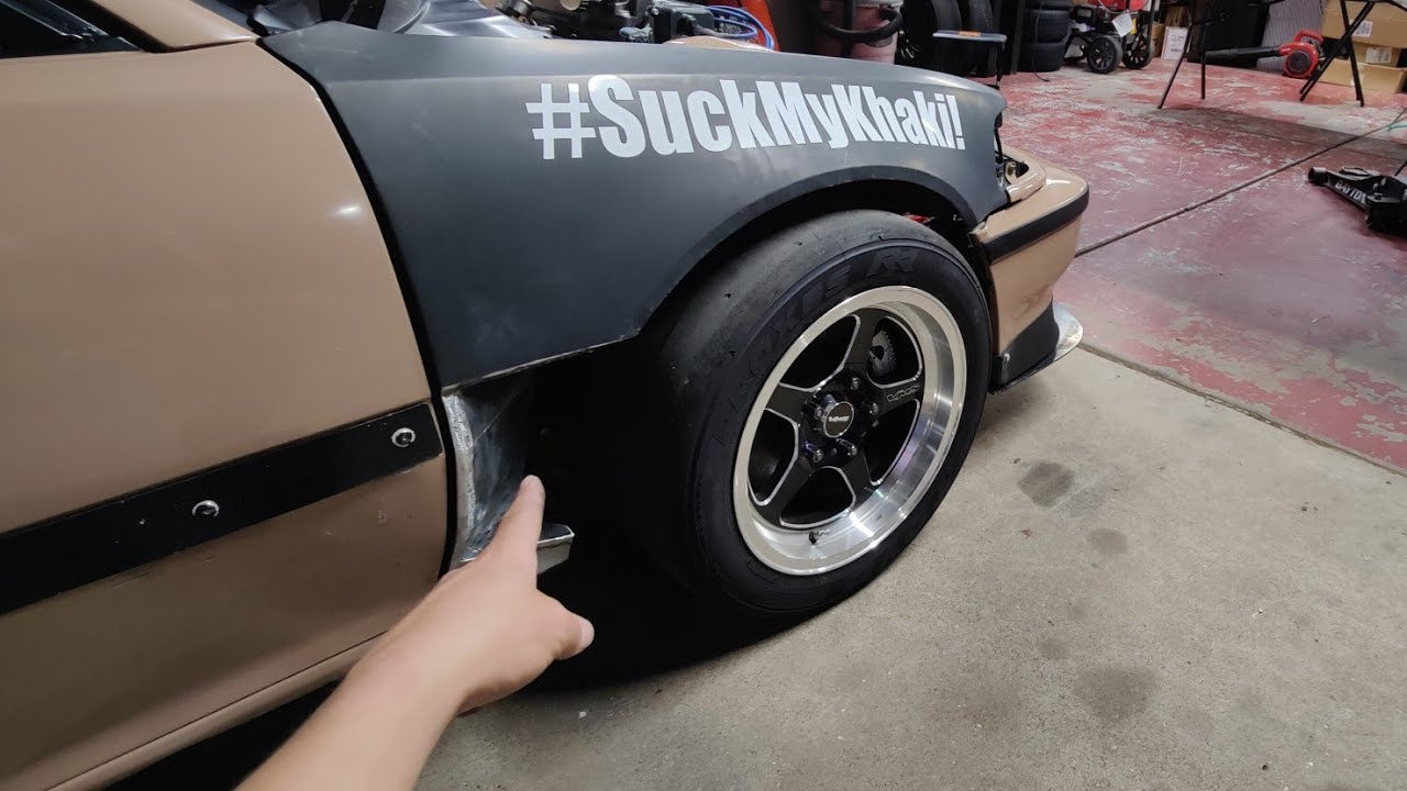 Cut my fender finally! ....again.