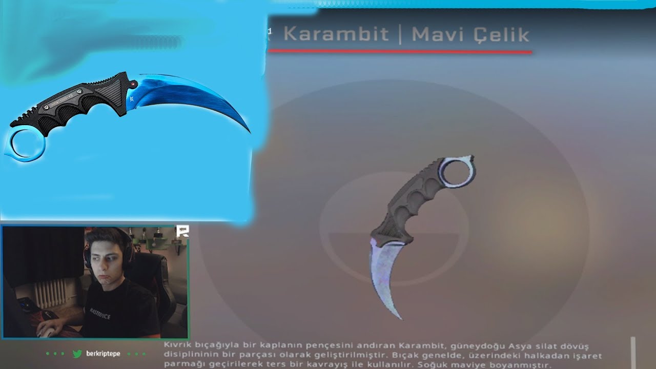 Berk Rip Tepe Yeni bıçak alıyor (karambit) !!!