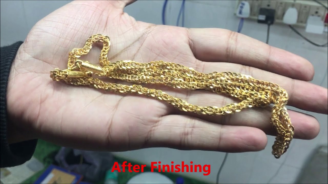 Making Traditional Gold Chain - Jewellery Making (Coimbatore Chain )