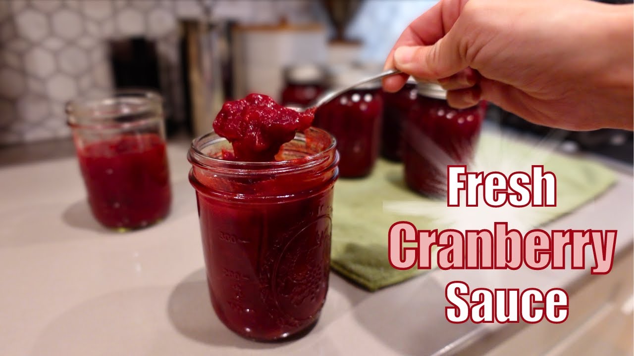 Homemade Cranberry Sauce | Canning Recipe