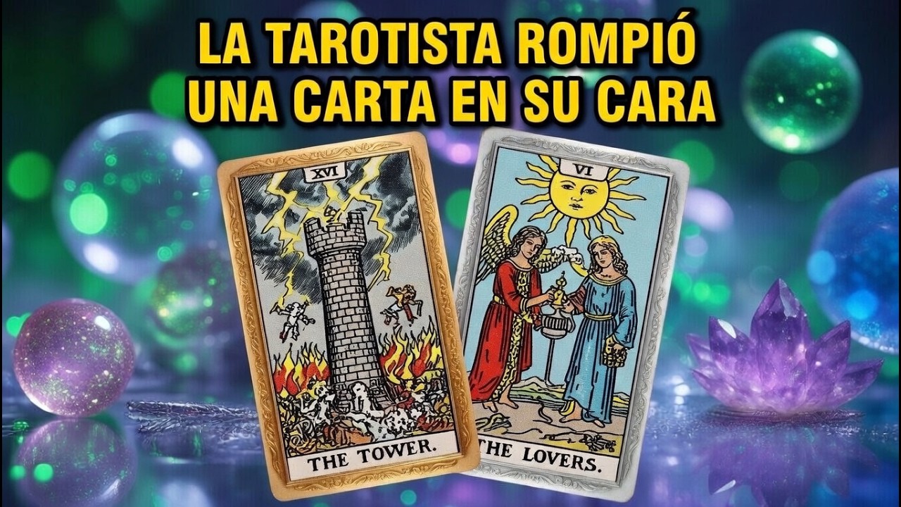 LA TAROTISTA ROMPIÓ UNA CARTA EN SU CARA! Tarot Interactivo Amor