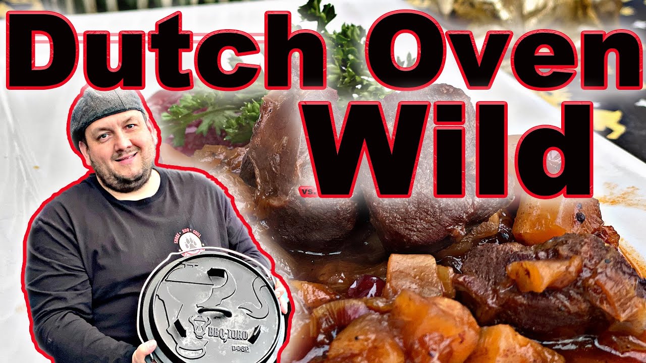 Gulasch  wie Oma es gemacht hat aus dem Dutch Oven | Rehgulasch Wildgulasch