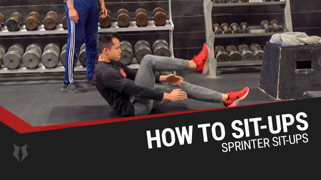 How to Sit-Ups (Sprinter Sit-ups)