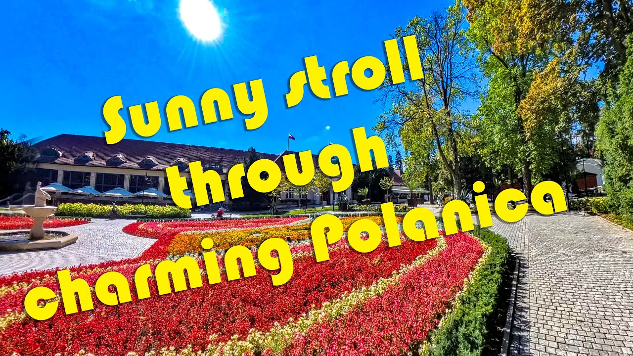 Sunny stroll through charming Polanica-Zdroj - Poland 🌍✨ #poland #polanica #travel #spa
