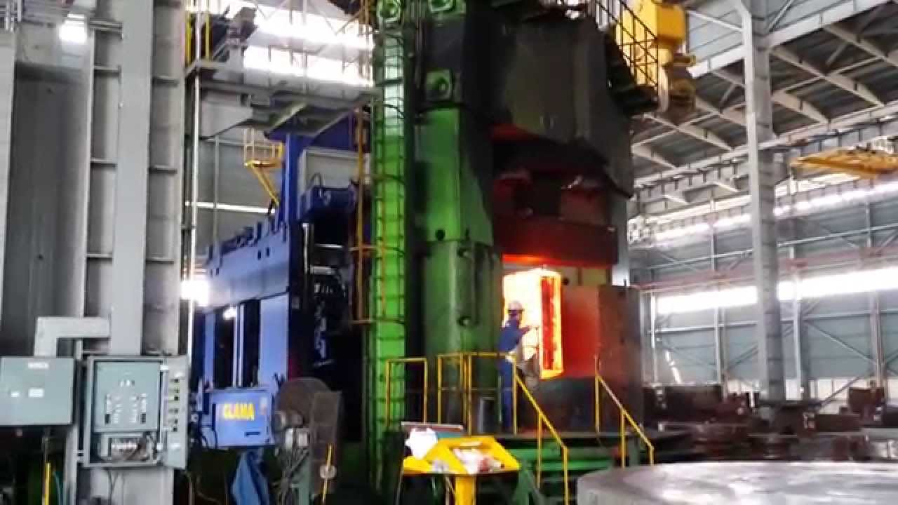 Pull Down 2-Columns Open Die Forging Hydraulic Press 8,000Ton