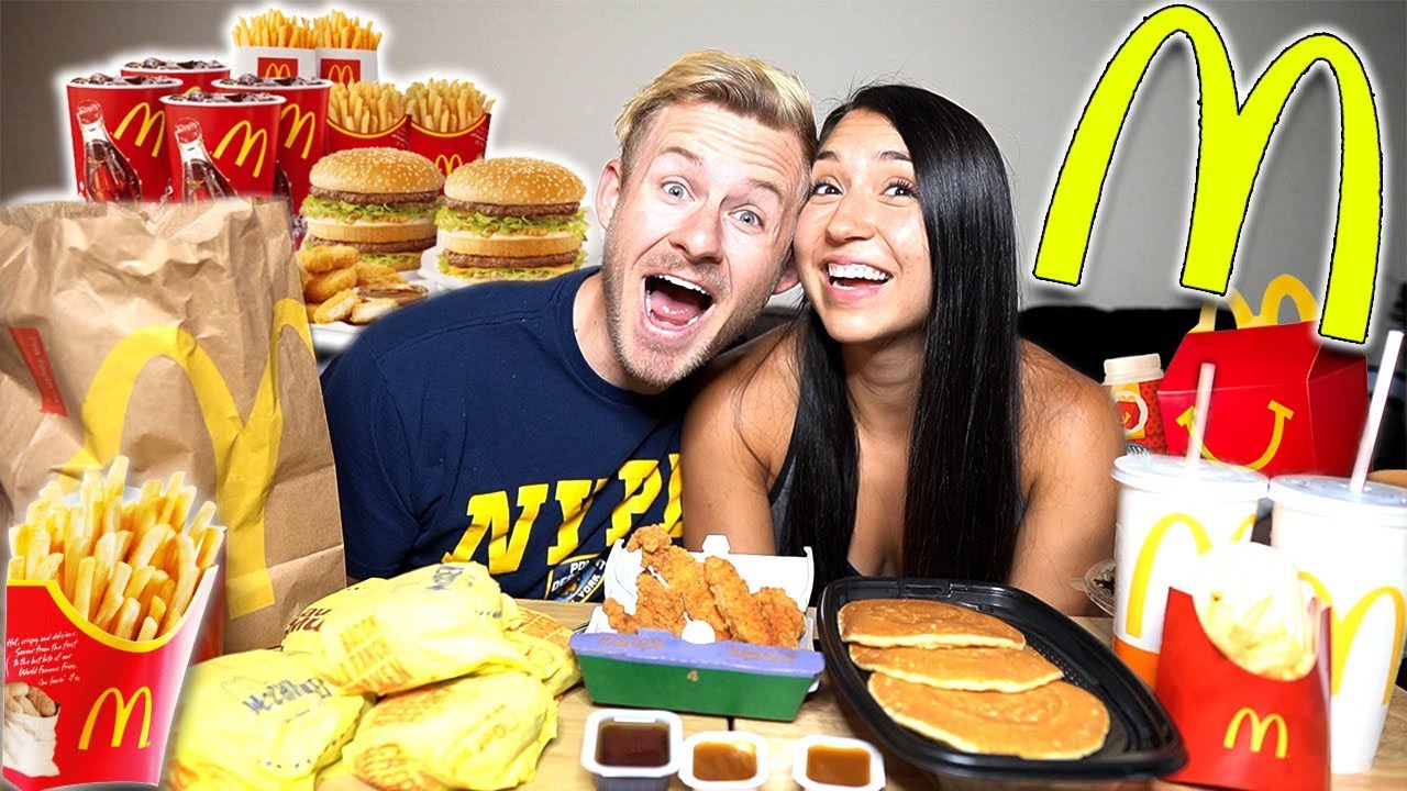 EATING OUR FAVORITE MCDONALDS ITEMS!