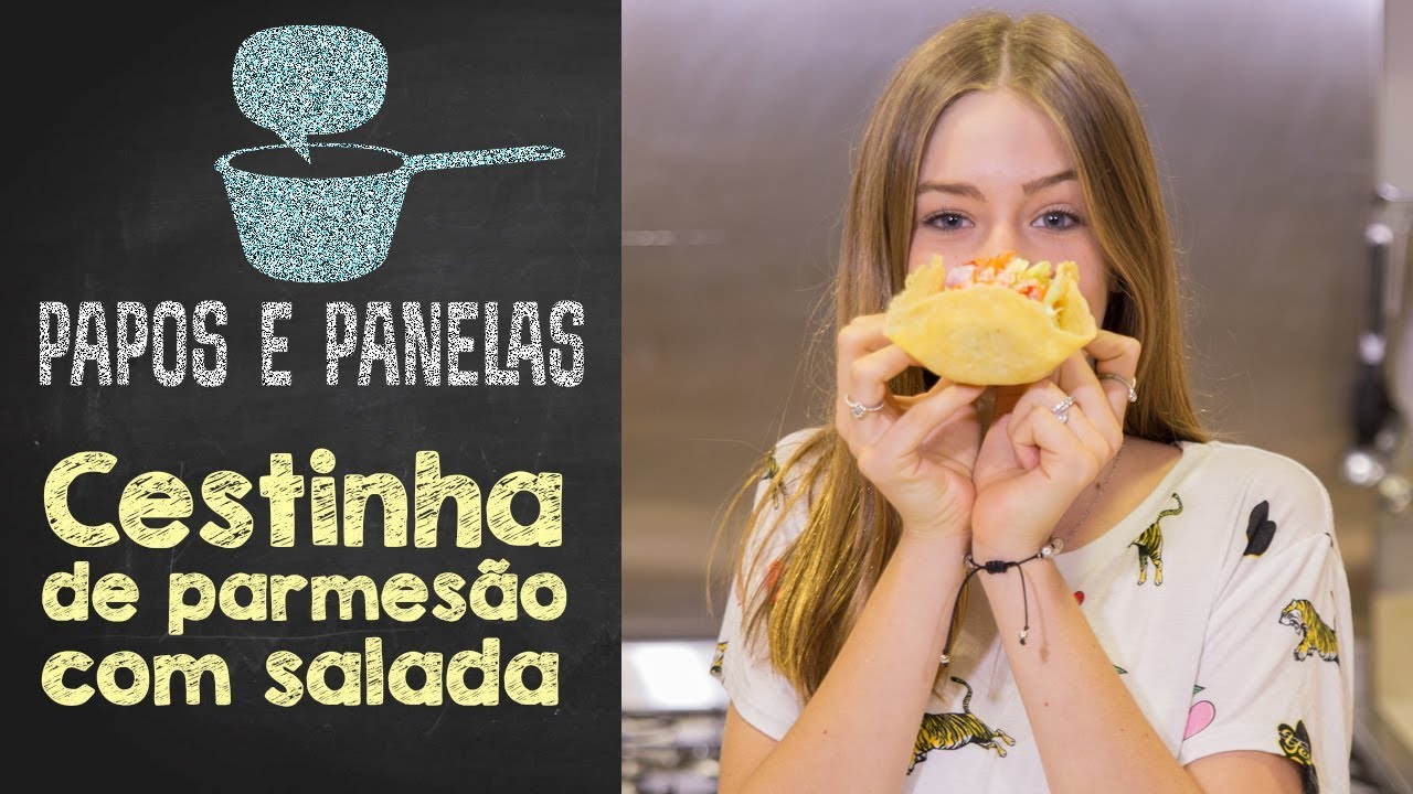 Cestinha de Parmesão (Gosto Umami) || Papos e Panelas || Valentina Schulz