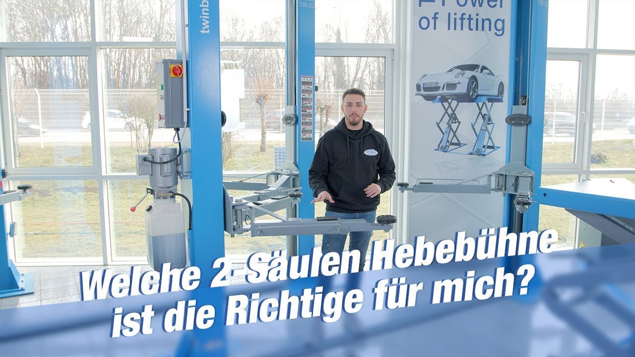 Welche 2 Säulen-Hebebühnen ist die Richtige für mich? - Produktberatung von TWIN BUSCH®