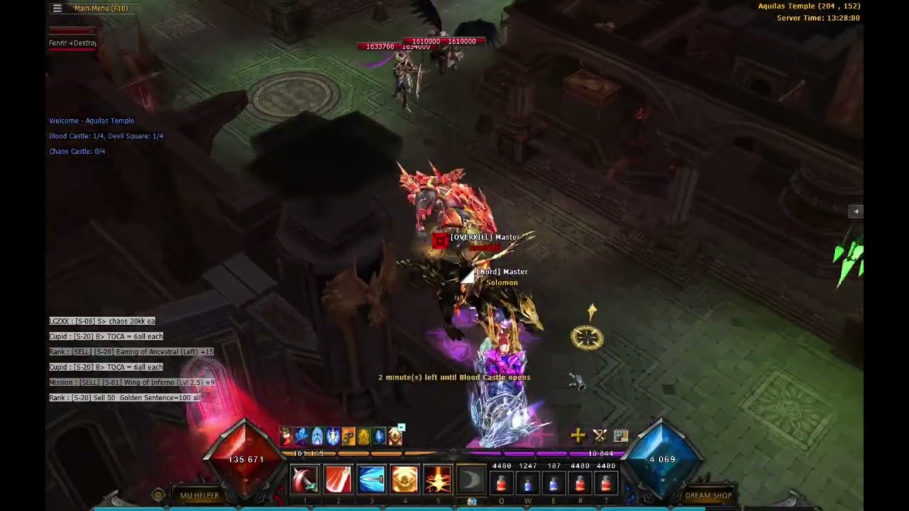 MUDREAM ONLINE   Name   Simix   Level  377   Auto HP  OFF   Server  5 2026 01 05 13 25 48