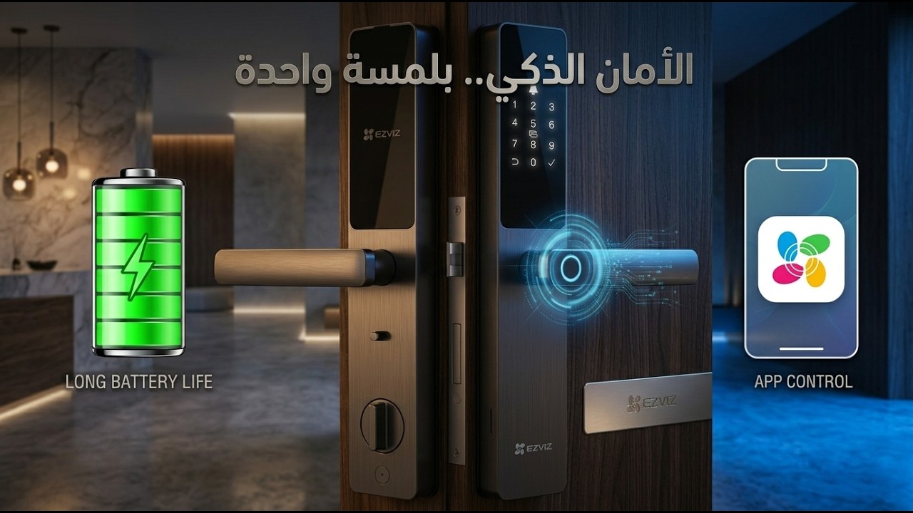 فتحت أخطر قفل ذكي في مصر! | تجربة تشغيل EZVIZ DL05 لأول مرة 😱🔓