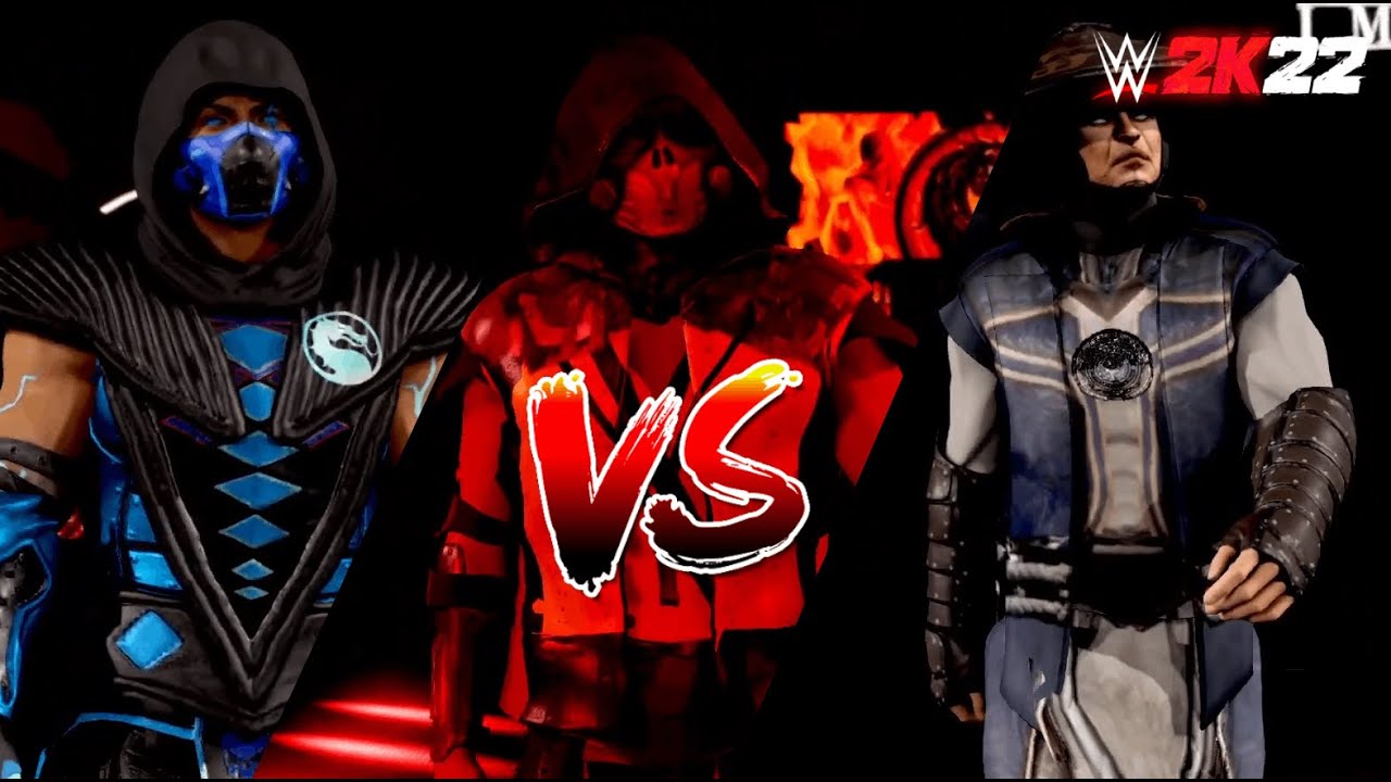 WWE x MORTAL KOMBAT: Scorpion vs. Sub-Zero vs. Raiden