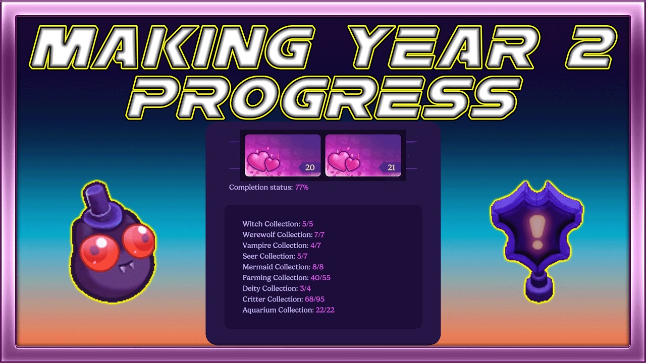 Moonlight Peaks | Friendship & Quests | Loveage Festival | Museum & Vampster Collections | LIVE