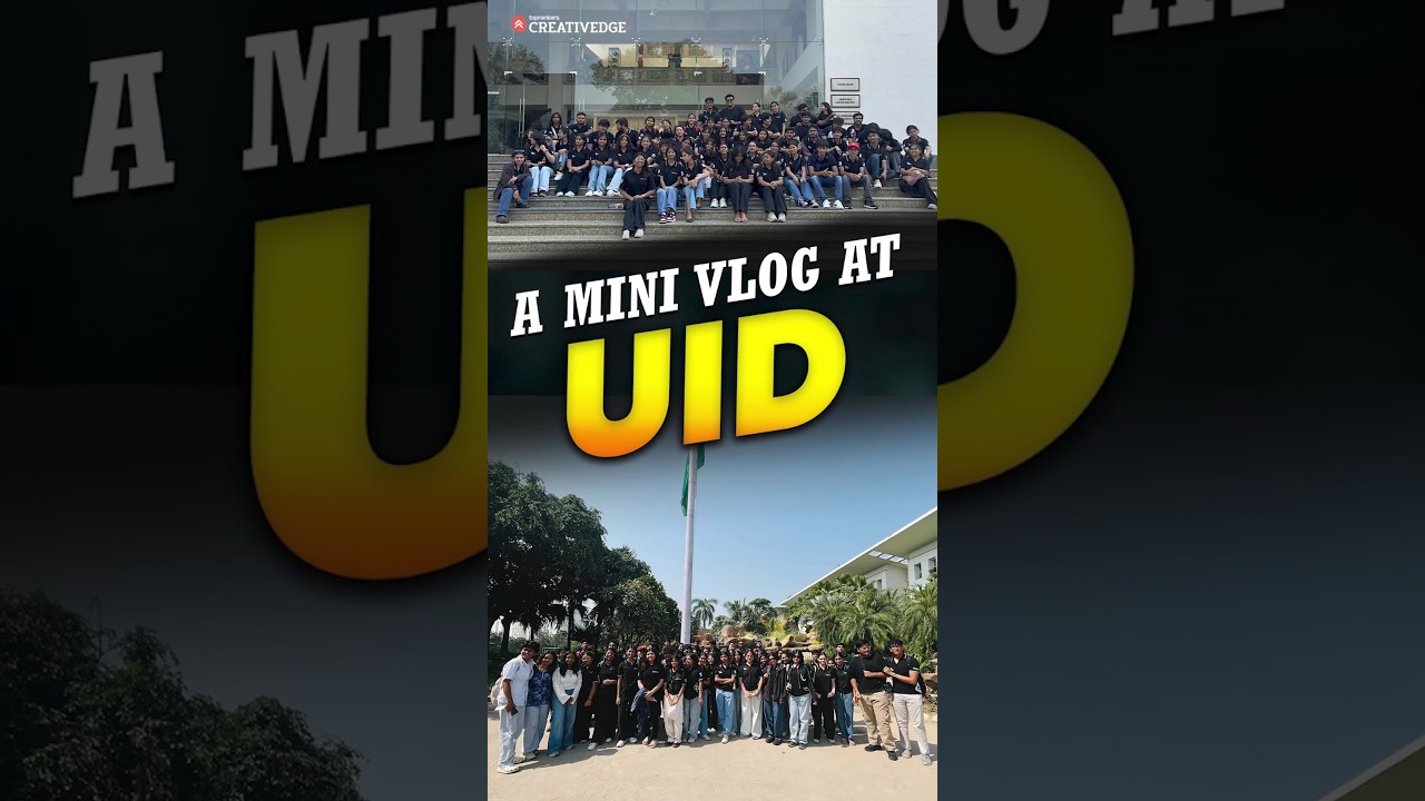 A Day at UID Ahmedabad: Campus Tour, Creative Labs, Tasty Food & Design Workshops! 🌟🎨| #shorts