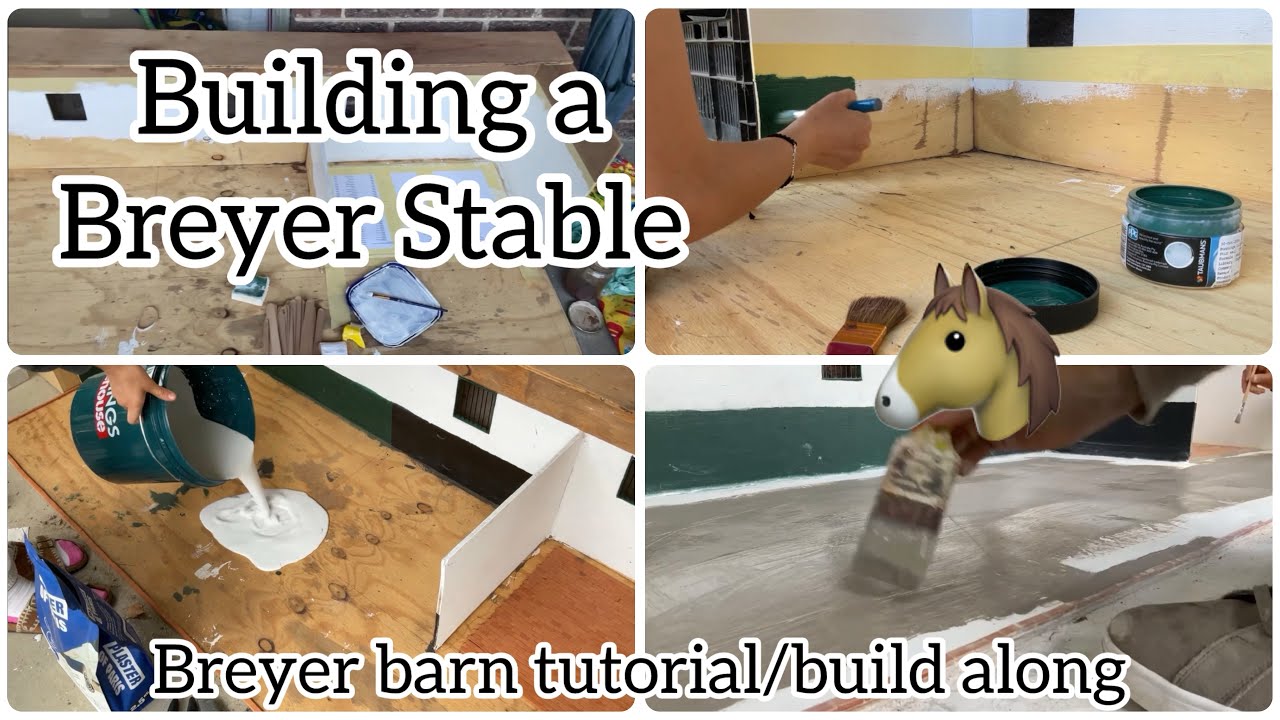 Building a Breyer Stable PT.1 | Breyer Barn Tutorial/Build along🐴🔨🪵