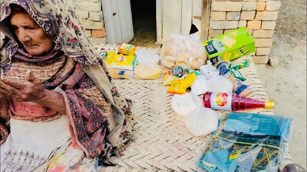 Food +clothes and shoes 👠 for widow mother 👩 