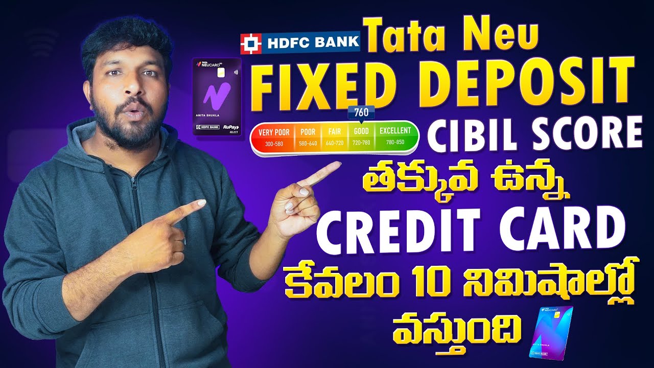 Tata Neu Fixed Deposit Credit Card Applying Process Telugu | Best Fixed Deposit Credit Card Telugu
